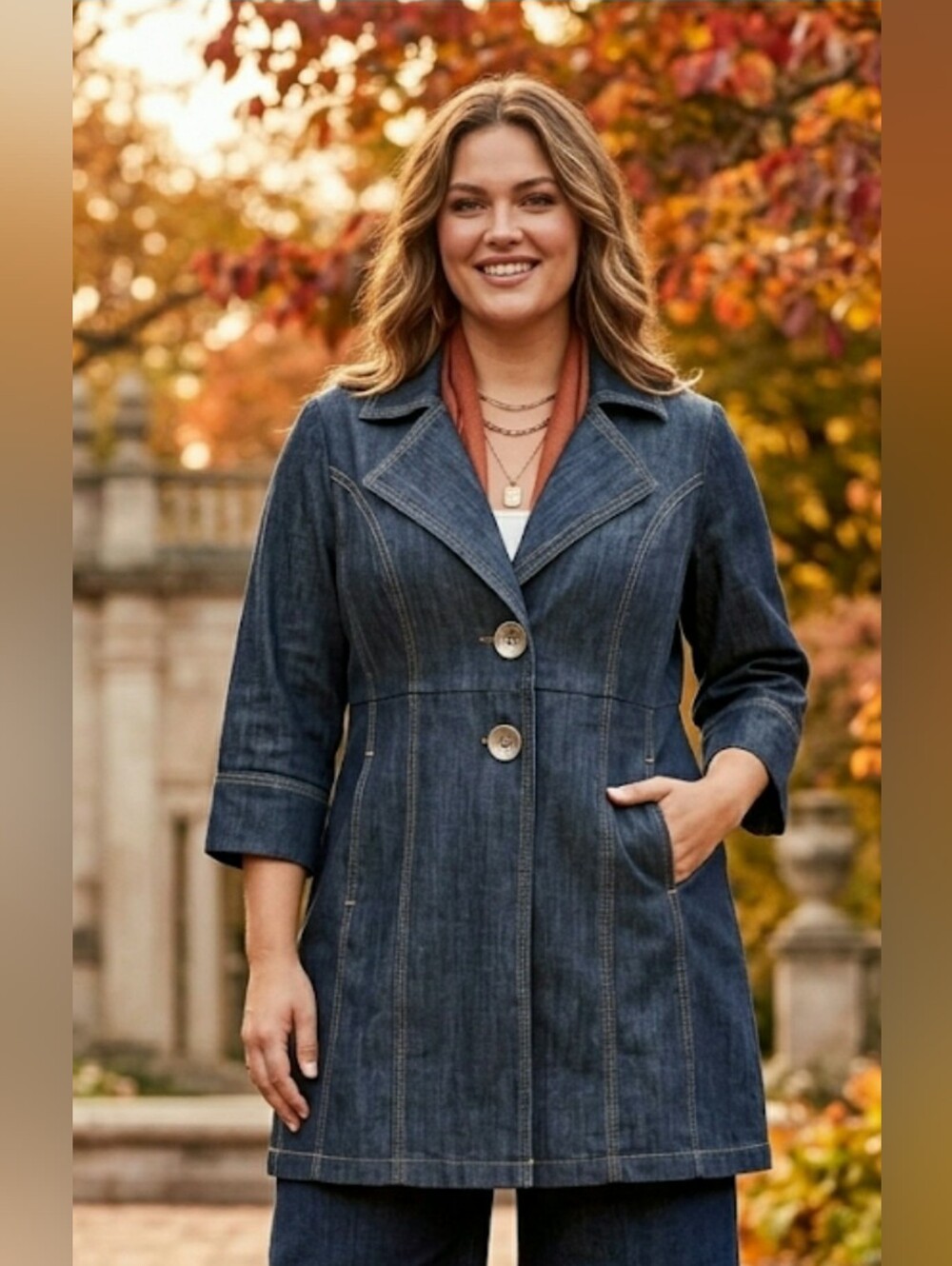 Y2K Retro Vintage Salvaged Denim Swing Chore Jacket Lagenlook Artsy Bohemian
